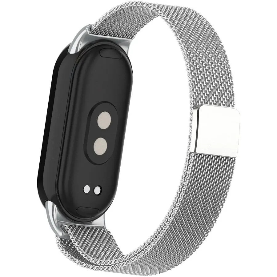 Ремінець ArmorStandart Milanese Magnetic Band для Xiaomi Smart Band 8 / 9 / 10 Silver (ARM69917) [94760] - фото 2