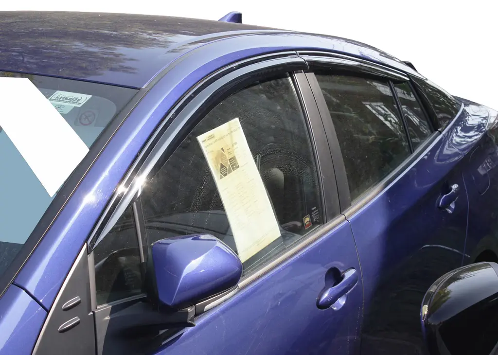 Дефлектори вікон ветровики для Toyota Prius 2016- (Auto Clover) AC D756 - фото 2