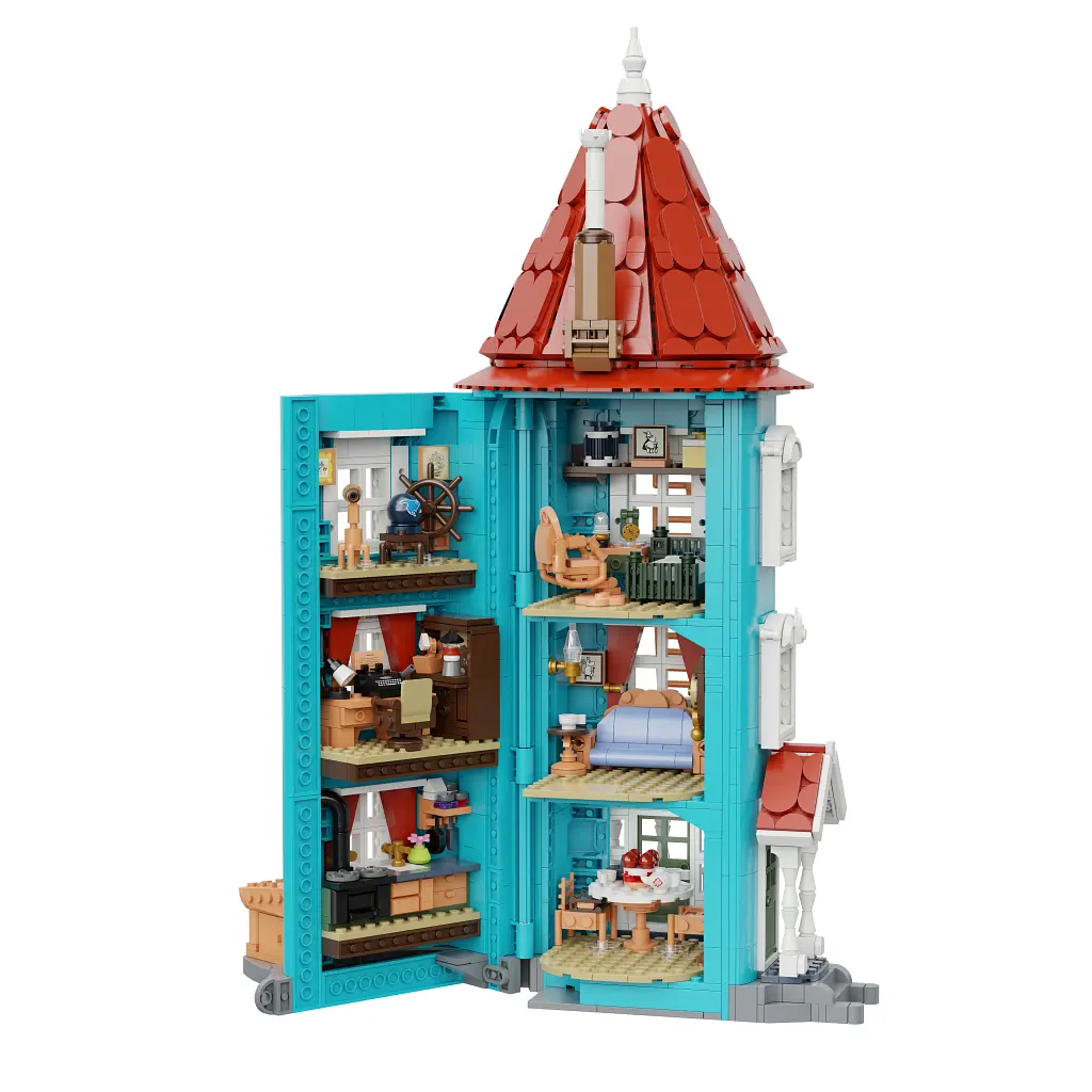 Конструктор Pantasy Moomin Будиночок Мумі-тролів (87201) - фото 2