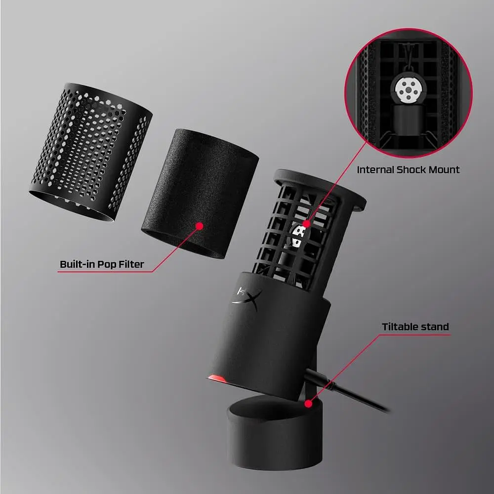 Мікрофон HyperX SoloCast 2 Omni USB-A Black (AR0A0AA) - фото 8