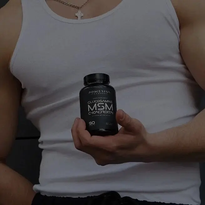 Препарат для суглобів і зв'язок Powerful Progress Glucosamine Chondroitin MSM 90 таблеток - фото 2