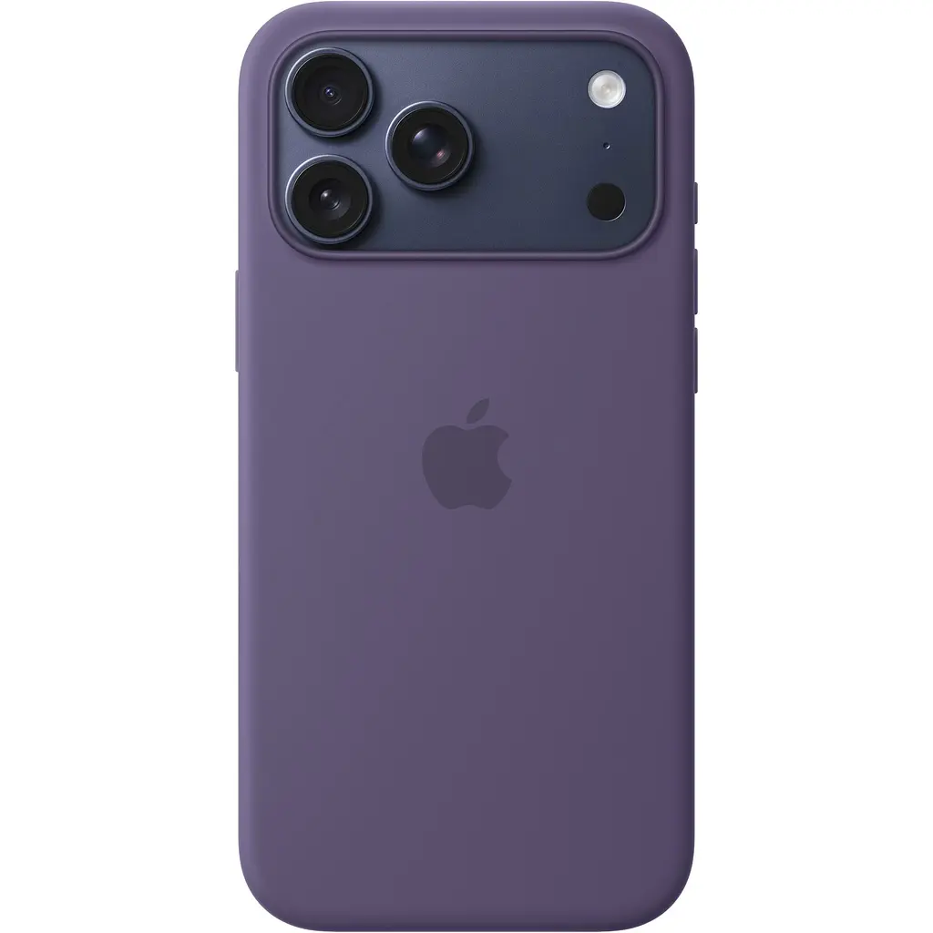 Чехол Silicone Case with Button, Animation & MagSafe для Apple iPhone 17 Pro Max Purple Frog AAA [153246] - фото 3