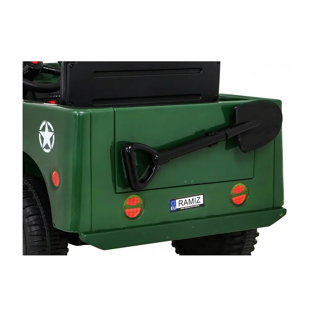 Електроавтомобіль Ramiz Retro military 12 ст, бежевий (PA.JH-103.BEZ) - фото 3