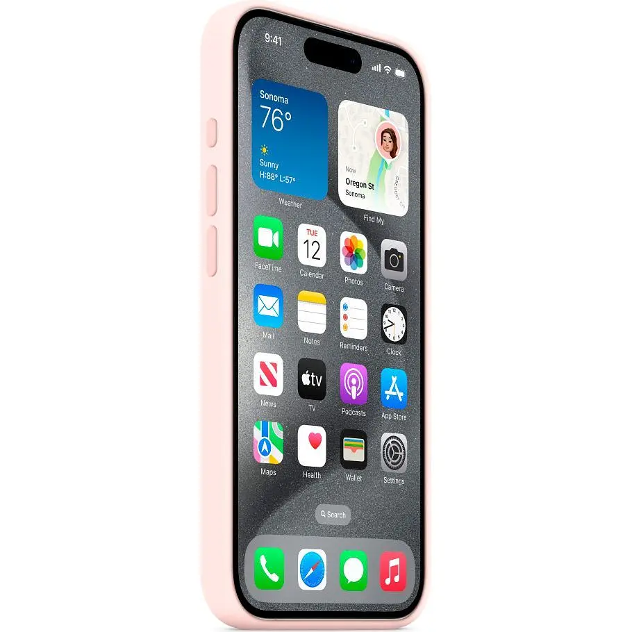 Чохол Apple Silicone Case with MagSafe для iPhone 15 Pro Light Pink (MT1F3ZM/A) [92954] - фото 3