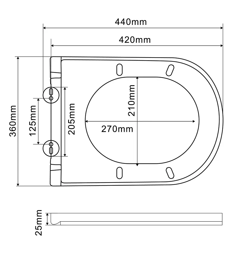 Унитаз-биде подвесной Mixxus Premium Ellipse-1301-R 500x365x350 мм Rimless MP6659, Белый - фото 3