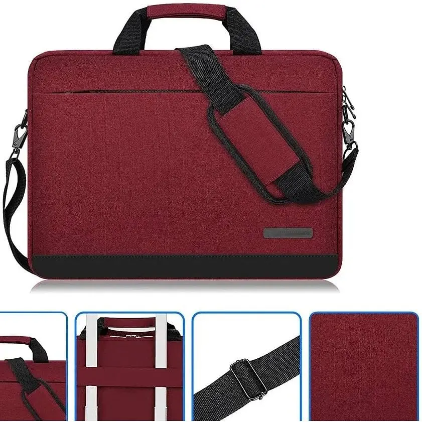 Сумка для ноутбука Digital Patrick 15.6 bordo - фото 3