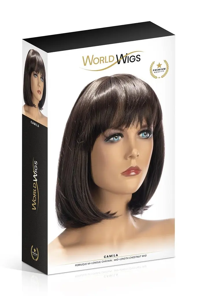 Перука World Wigs Camila Mid-Length Chestnut One size - фото 2