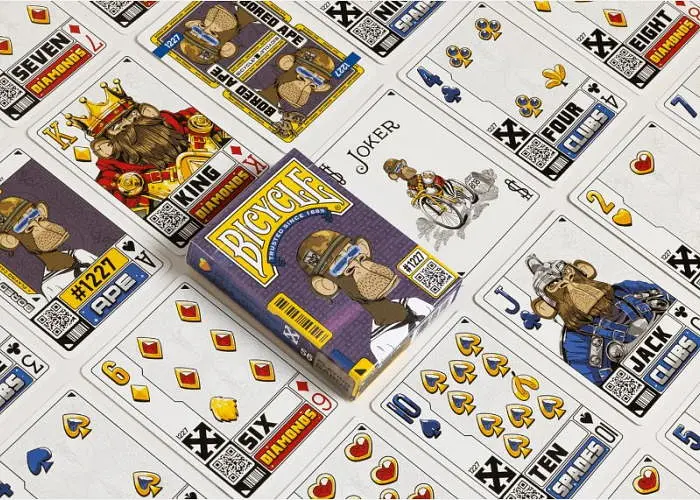 Карты игральные United States Playing Card Company Bicycle Bored Ape (ВР_КИББА) - фото 3
