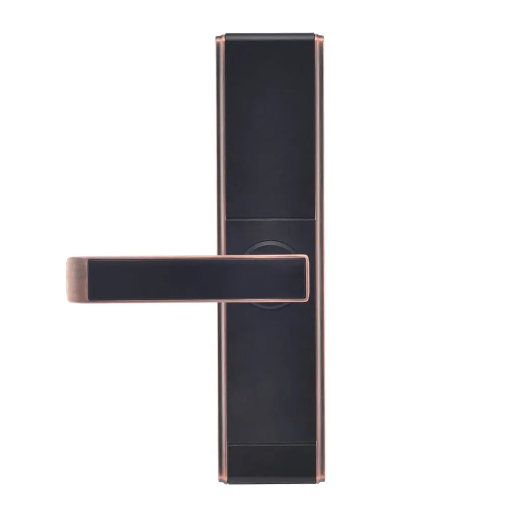 Замок біометричний автономний Trinix TRL-5109BTF Red Bronze Right з Bluetooth, зчитувачем відбитків пальців і карт Mifare (65-00049) - фото 4