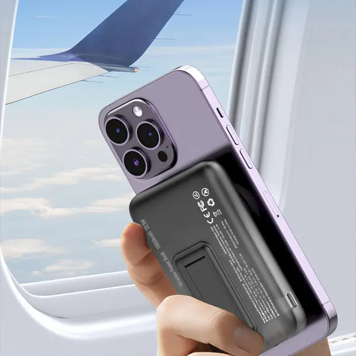 Повербанк ColorWay MagSafe 10000 mAh 22.5W Black (CW-PB100LPA3BK-WPDD) - фото 12