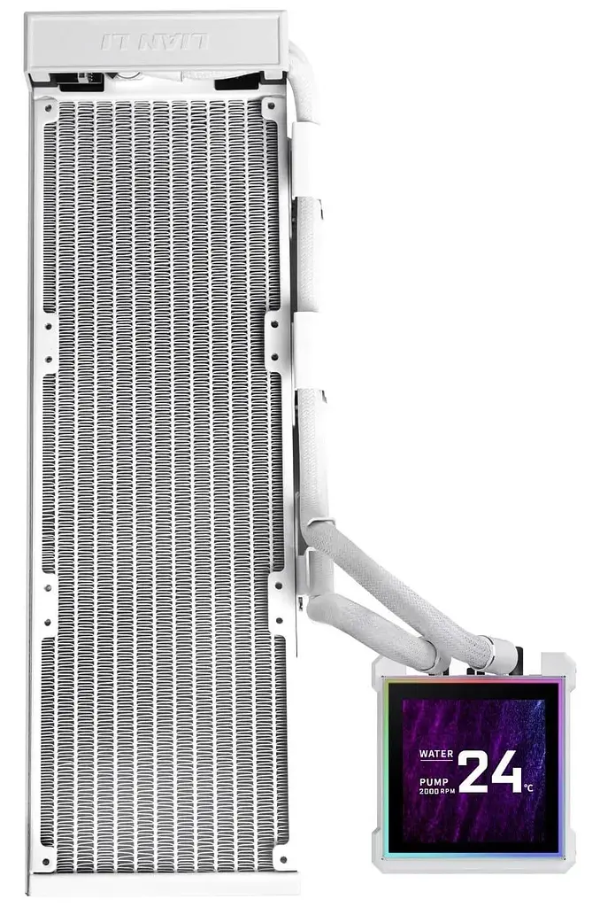 СВО Lian Li HydroShift II LCD-S 360N FANLESS White (G89.GHS2LCDS36NW.00) - фото 2
