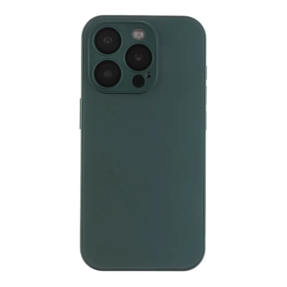 Чохол-накладка скляний матовий із захистом камери Matte AG-Glass Apple iPhone 14 Pro Cangling Green