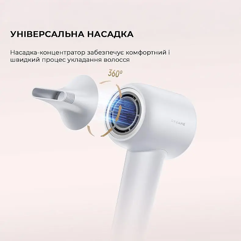 Фен Dreame Hair Dryer Gleam AHD12A-GR Grey - фото 10