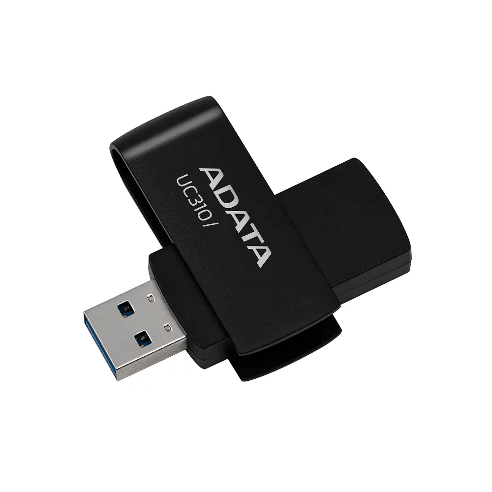 Флеш-накопичувач ADATA USB 3.2 UC310 64Gb Чорний - фото 3