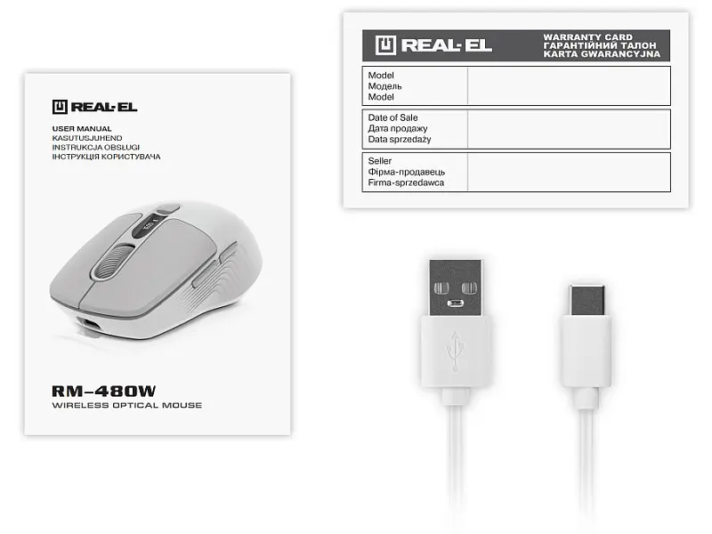 Миша REAL-EL RM-481W (EL123200060) - фото 10