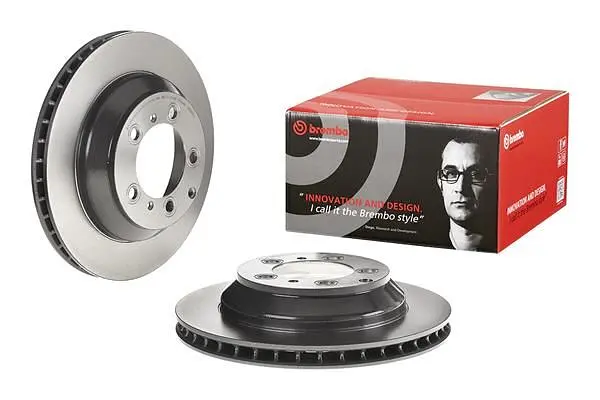 Диск тормозной задний вентилируемый Porsche Cayenne III 17-25г Brembo ( 09.C987.21 ) - фото 2