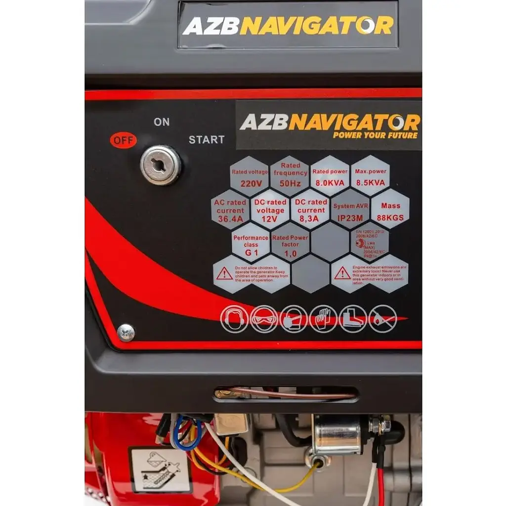 Генератор бензиновий COVAX EPH12500E2 [161178] - фото 9