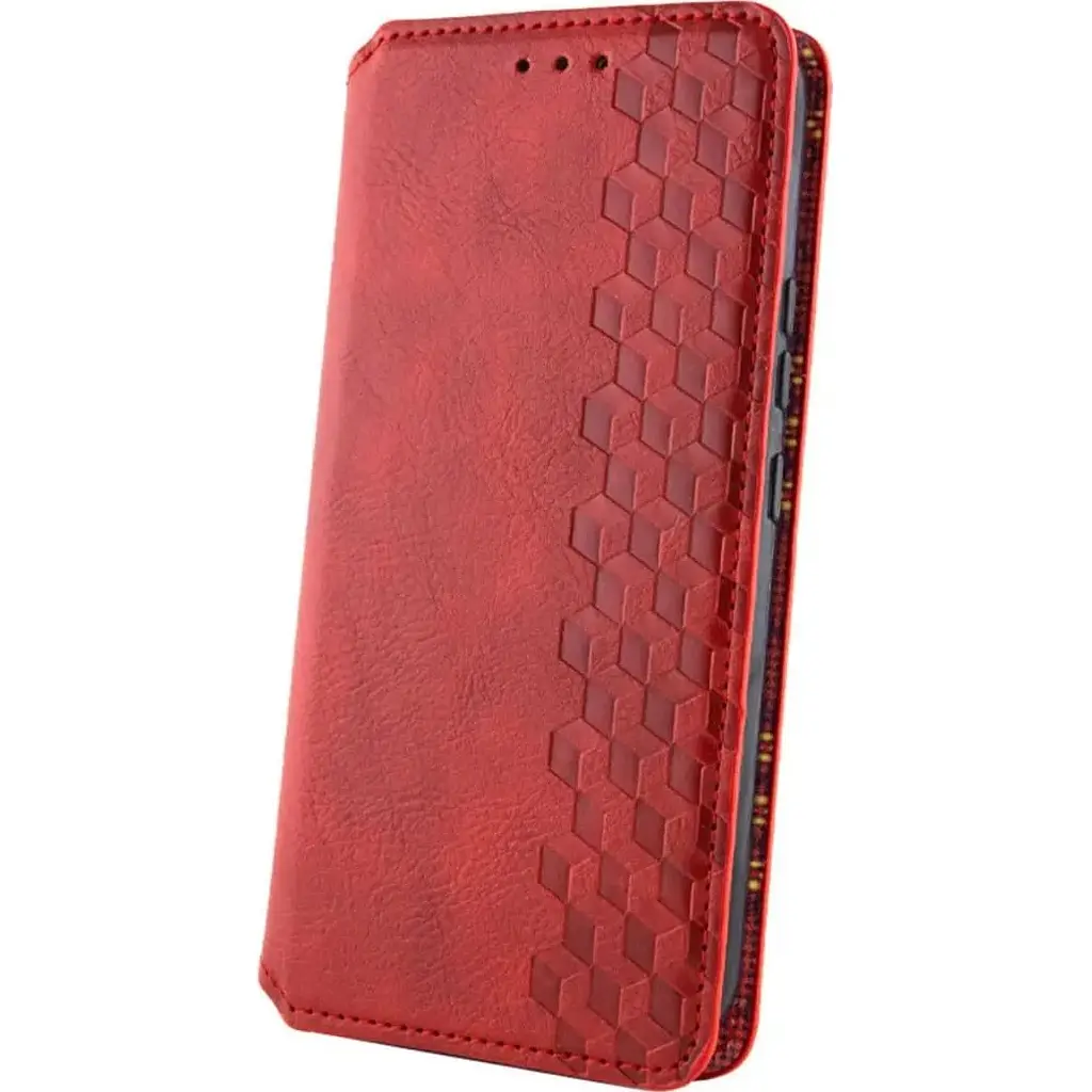 Чохол-книжка Rubic Leather Case для Redmi Note 13 Pro 5G/ Poco X6 5G Red [120837] - фото 2