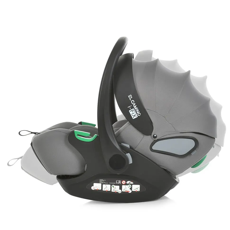 Дитяче автокрісло i-FIX ME 1110 Simply Gray - фото 4