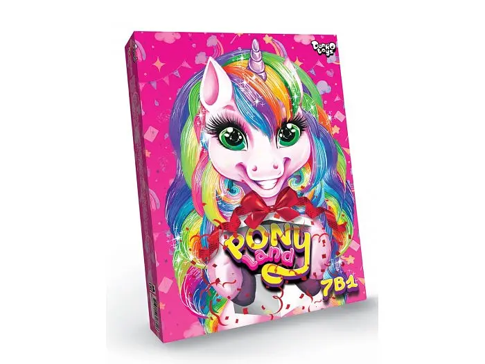 Креативна творчість Pony Land 7в1, Danko Toys - фото 4