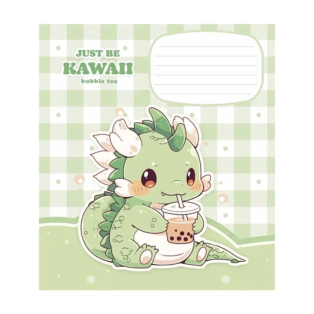Зошит Школярик Just be kawaii 12 аркушів клітинка (012-3480K), в асортименті - фото 4