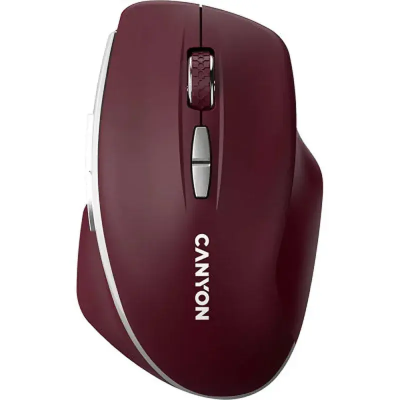 Мишка Canyon MW-21 Wireless Blue LED Burgundy (CNS-CMSW21BR) - фото 3