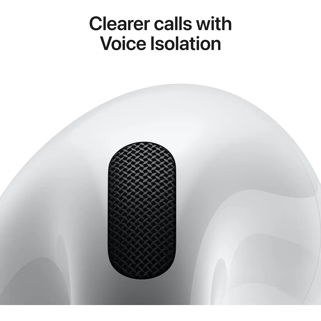 Наушники Apple AirPods 4 (MXP63ZE/A) - фото 5