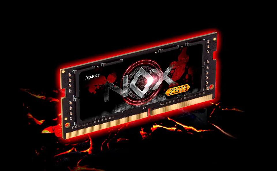 Модуль пам'яті SO-DIMM DDR4 Apacer NOX 8 GB 3200MHz Black [A4S08G32CLYBDAA-1] [102388] - фото 4