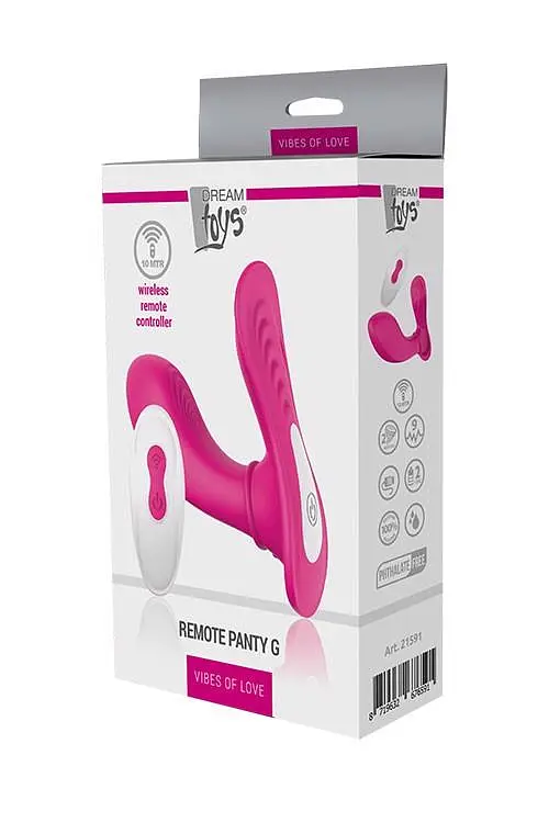 Вібратор Dream Toys Vibes of Love Remote G 11 см (фуксія) - фото 3