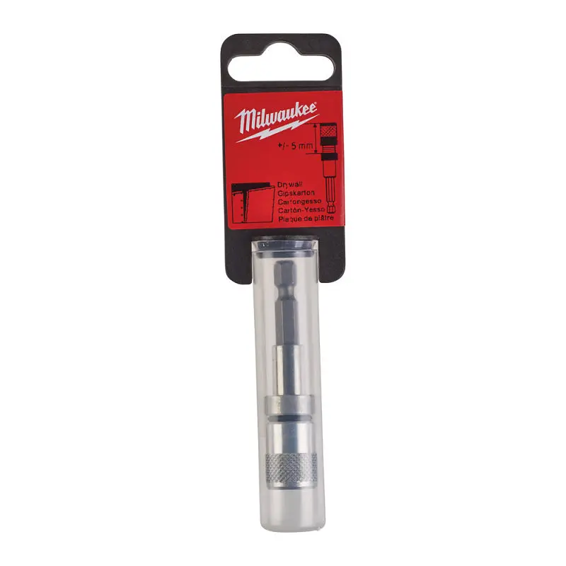 Утримувач для біт магнітний 1/4'' Hex MILWAUKEE, для гіпсокартону, з фіксатором, 58мм - фото 2