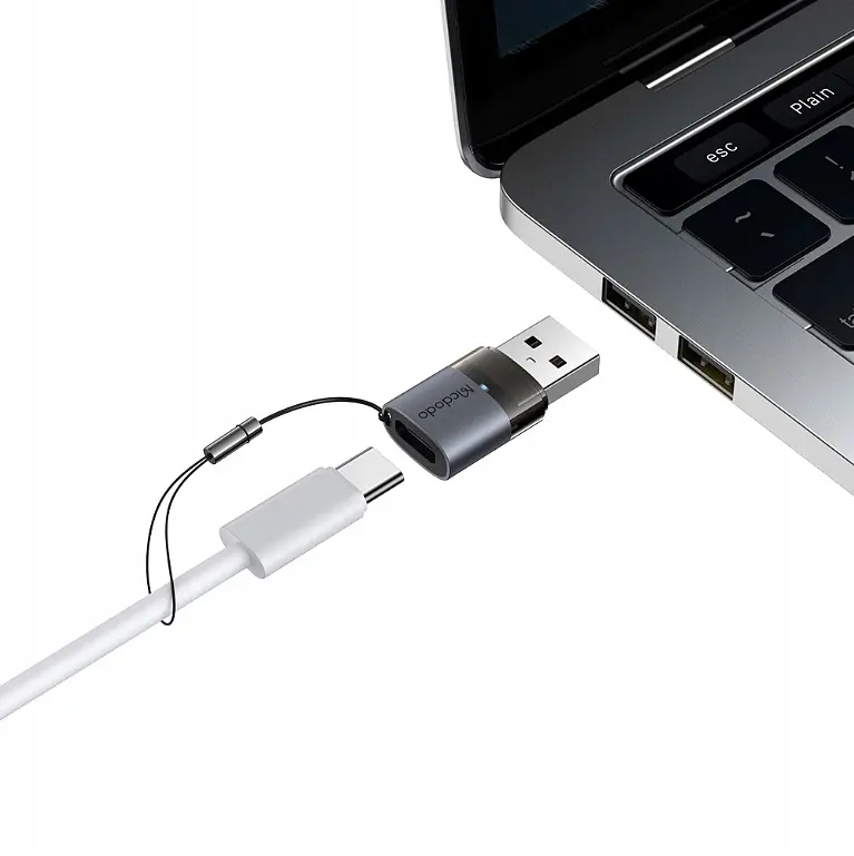 Адаптер McDodo USB-C to USB-A 3.0 Transfer Adapter Black - фото 3