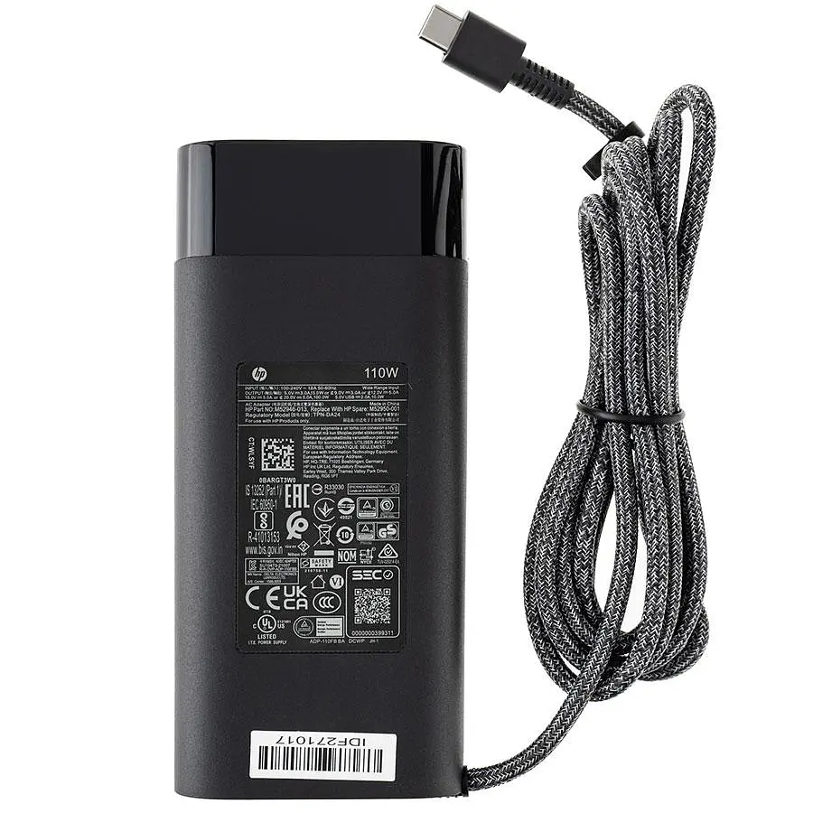Блок живлення для ноутбука HP TYPE-C 100W чорний OVALE - фото 2