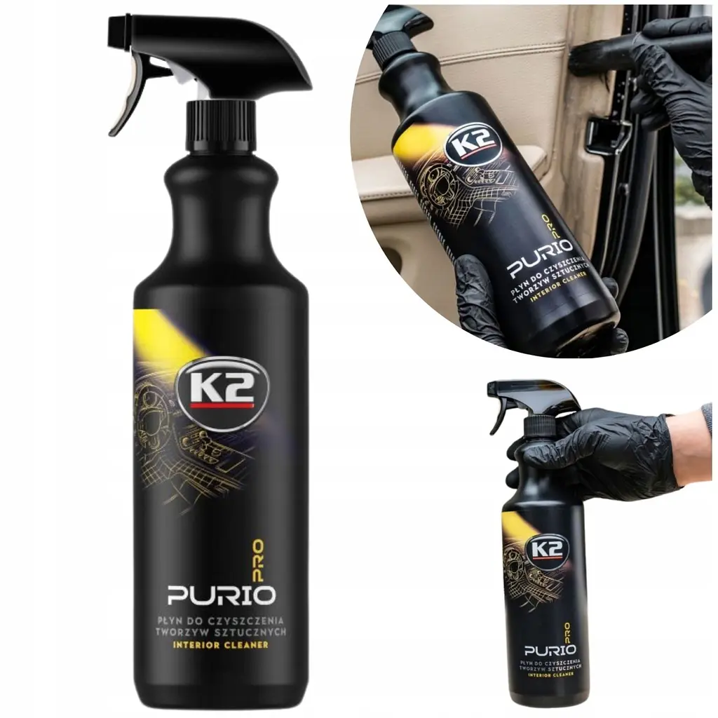 Очисник відновник пластику K2 PURIO INTERIOR CLEANER PRO 1000 мл Без запаху (D5041)