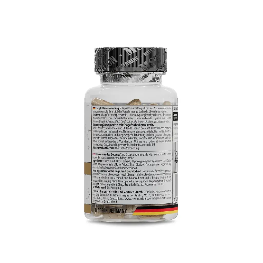Екстрактом чаги Chaga Mushroom, 60 капсул MST Nutrition vit0004262 - фото 3