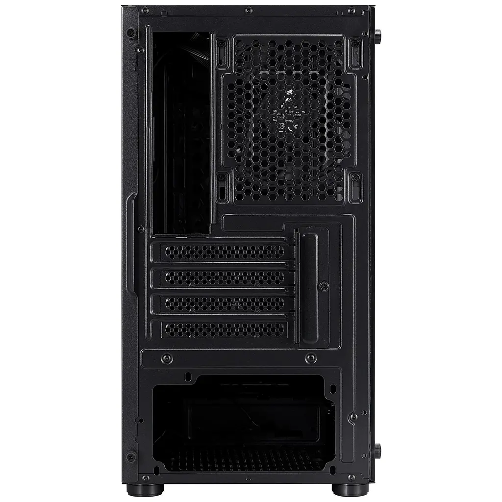 Корпус 1stPlayer B5-M-BK-3F Black без БП (B5-M-BK-3F) - фото 4