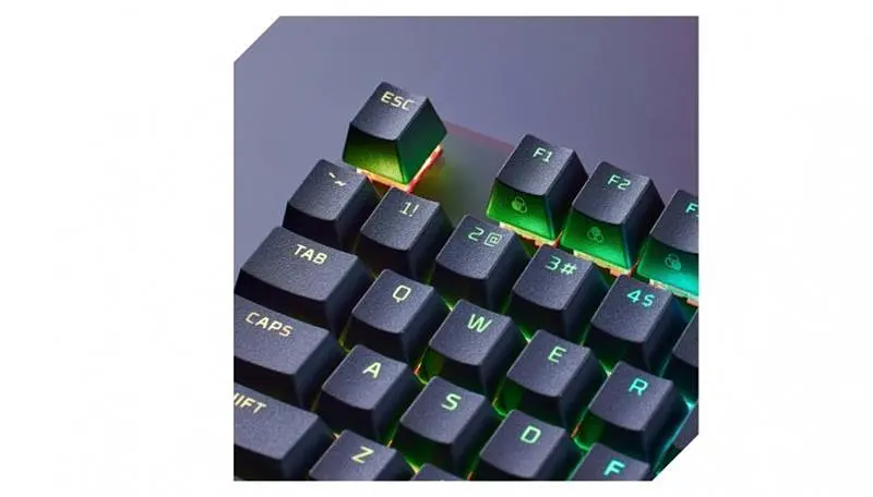 Клавіатура HyperX Alloy Origins Core PBT Aqua RGB Black (639N9AA) - фото 6