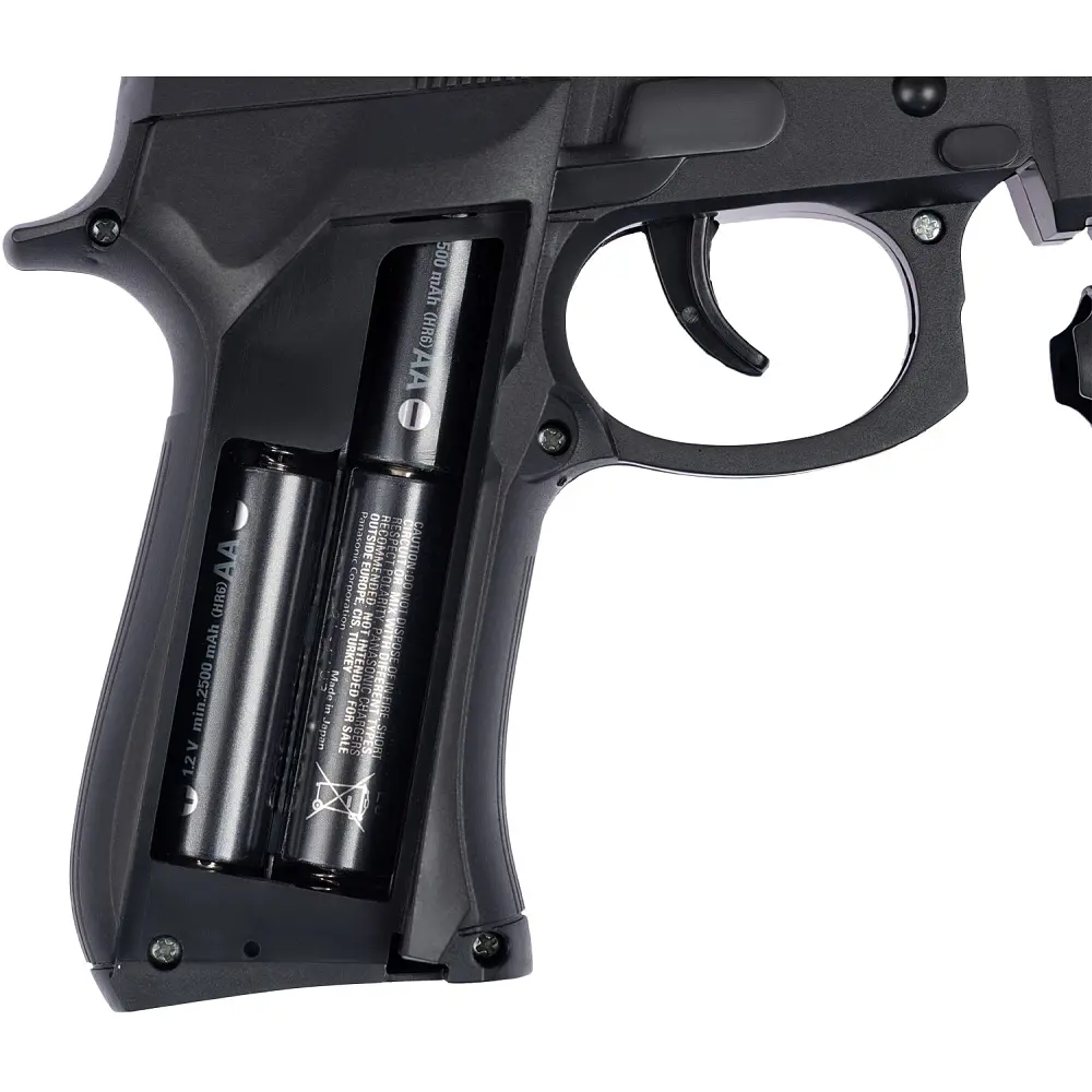 Пістолет світло-звуковий ZIPP Toys Beretta 92FS Чорний - фото 6