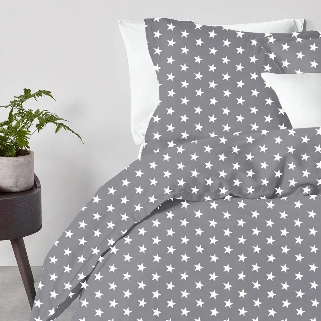 Набір наволочок Cosas Stars 50х70 см (SetPillow_StarsBGrey_Rose_50х70) - фото 4