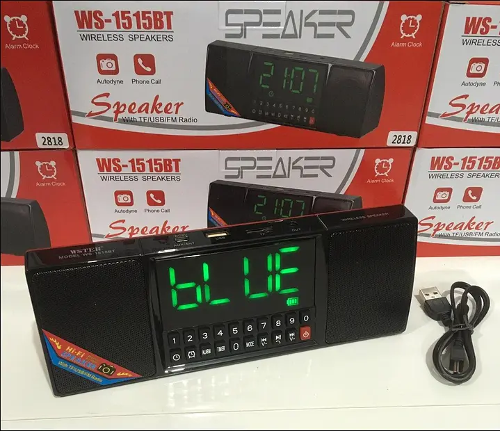 Бездротова акумуляторна колонка Bluetooth WS-1515BT - фото 4