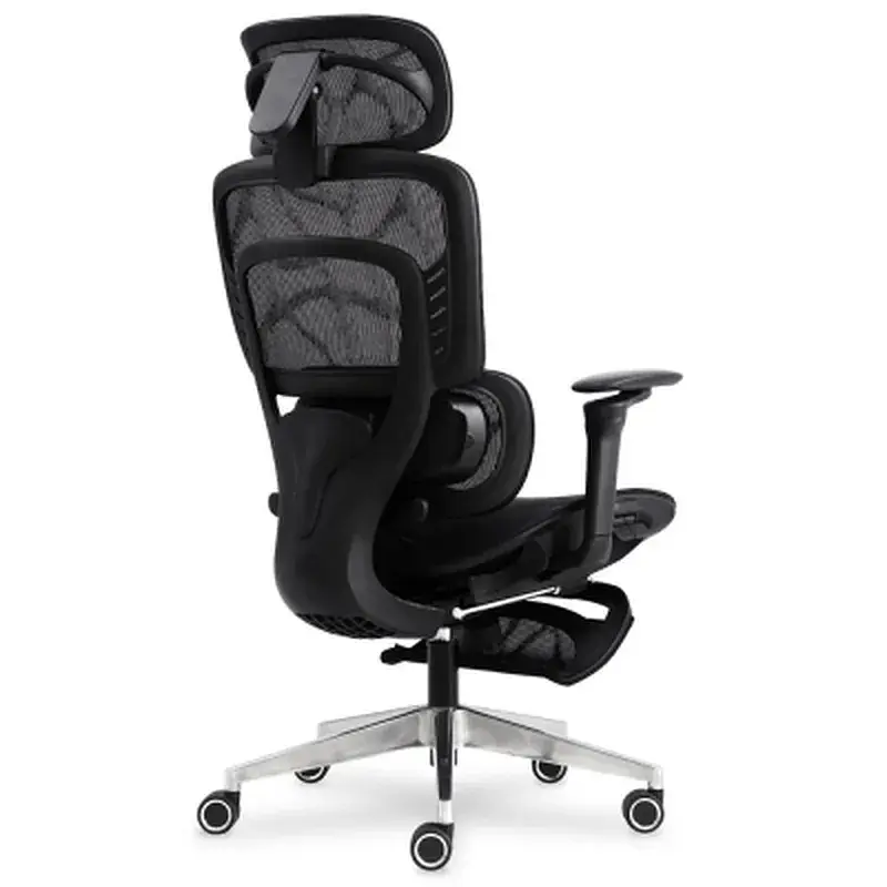 Офісне крісло Mealux M10 Air Massage (з масажним ефектом) Black (HF-M10 M/BB) - фото 4