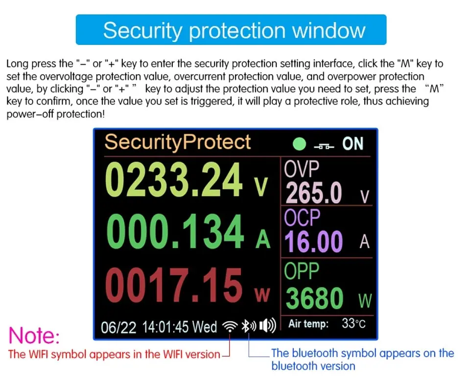 Wi-Fi ватметр Atorch S1 вольтметр цифровий амперметр розумна розетка - фото 7