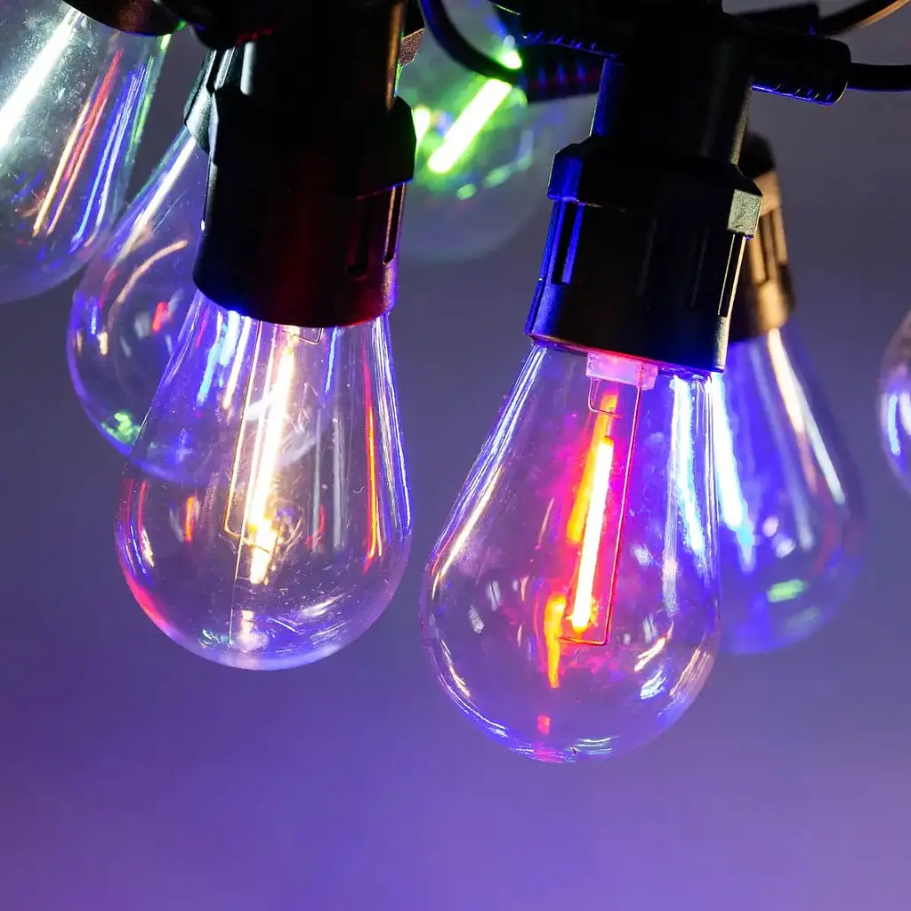 Ретро-гірлянда вулична GarlandoPro 10 LED довжина 5 м, мультиколор (S14ML) - фото 8