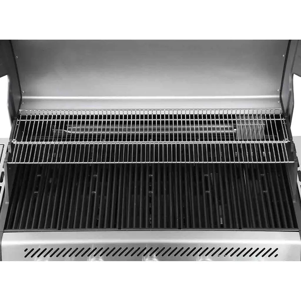 Газовий гриль Santos S-518 з бічним і заднім пальником, нержавіюча сталь (890604) - фото 5