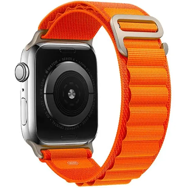 Ремінець DK CDK для Apple Watch 41mm (Series 7 / 8 / 9) Polyester Alpine Loop (015173) (orange) - фото 4