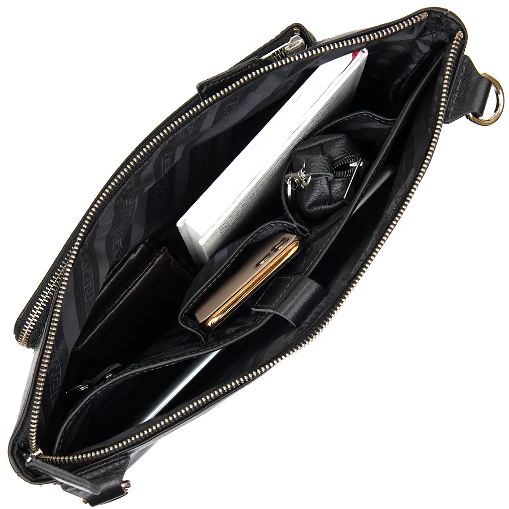 Кожаная сумка для ноутбука мужская GRANDE PELLE 36х25х1,5 см sum0015577 - фото 5