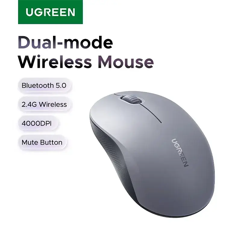 Миша бездротова UGREEN M331 Grey UGR-65627 - фото 2