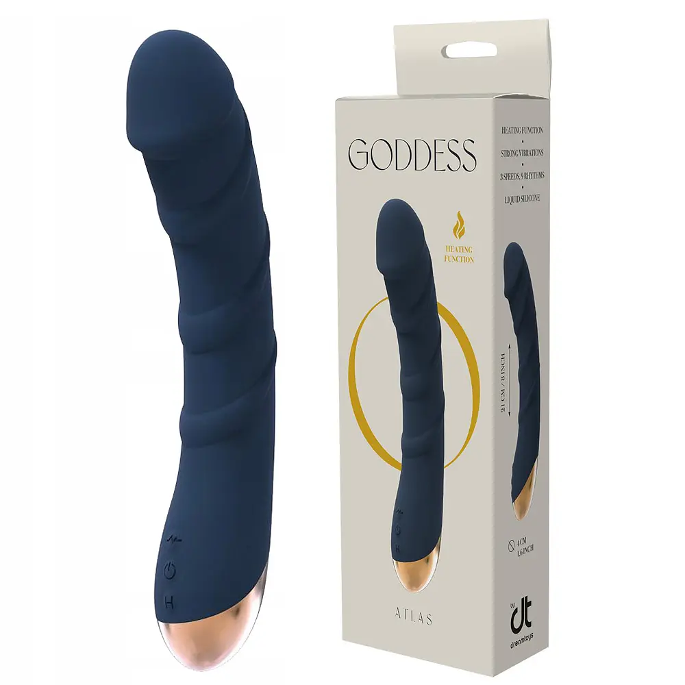Вібратор для точки G Dreamtoys Goddes Atlas 21 см синій - фото 5