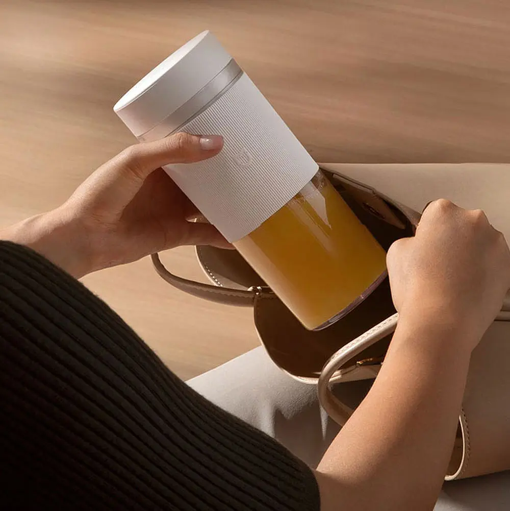 Фітнес-блендер Xiaomi MiJia Portable Juicer Cup 2 (MJZZB02PL) White - фото 7