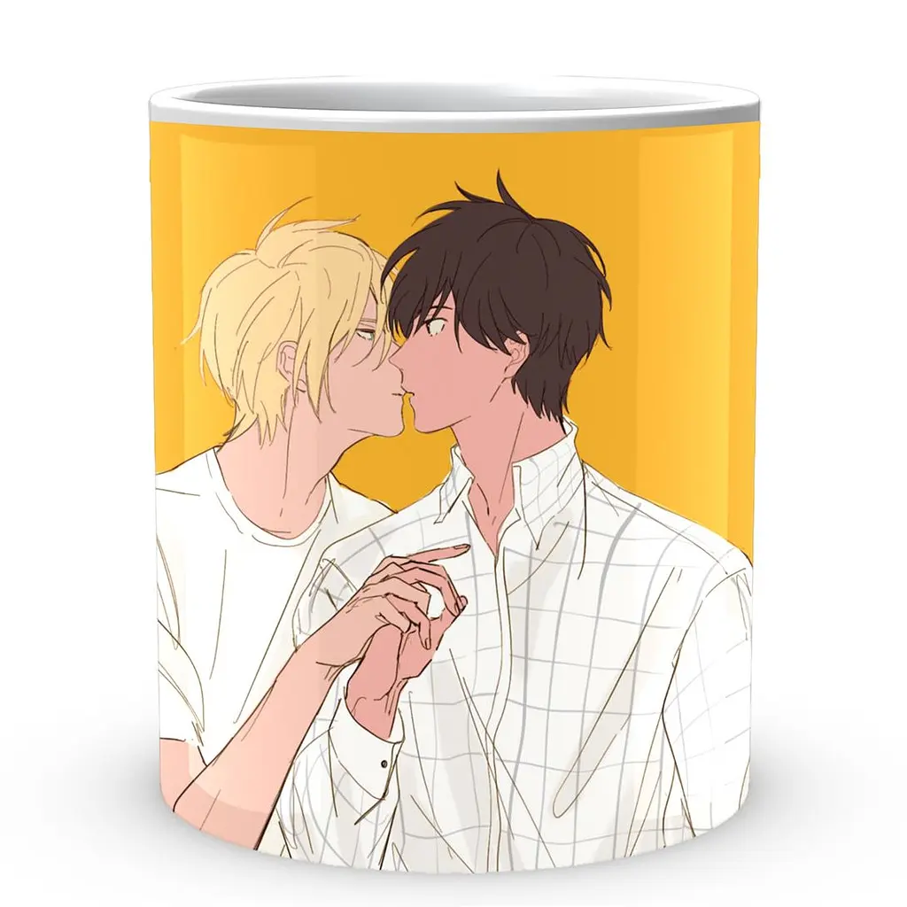 Кружка GeekLand Banana Fish Банановая Рыба Эш Эйджи BF 02.08 330 мл белая - фото 2