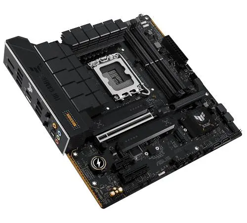 Материнская плата LGA1700, Asus TUF GAMING B760-PLUS WIFI II, B760, 4xDDR5, Int.Video(CPU), 4xSATA3, 3xM.2, 1xPCI-E 5.0 x16, 1xPCI-E 4. 7.1, Realtek 2.5Gb, WiFi 6E, Bluetooth 5.3, 6xUSB3.2/7xUSB2.0, HDMI/DP, MicroATX - фото 4
